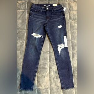 Old Navy Mid-Rise Rockstar Distressed Skinny Jeans NWT Women's Size 6